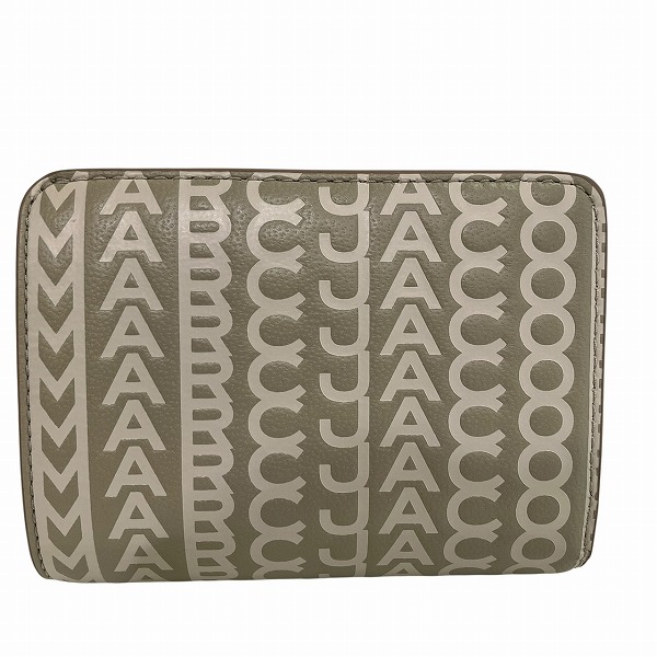 マーク・ジェイコブス ロゴ PVC ベージュ 財布 2つ折り財布 レディース 【中古】