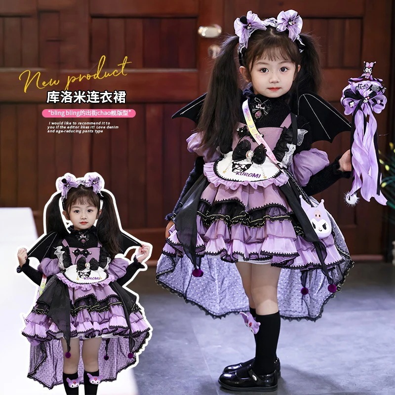 女の子ロリータプリンセスドレスクロミドレスハロウィンショーコスチューム誕生日ドレスドレス30%までに制限