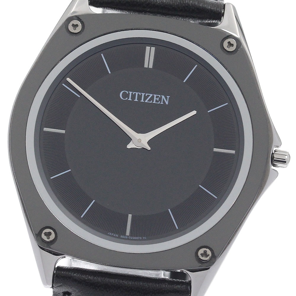 シチズン CITIZEN AR5044-03E/8826-T024351 エコドライブワン ソーラー メンズ 極美品 箱・保証書付き_958565【中古】