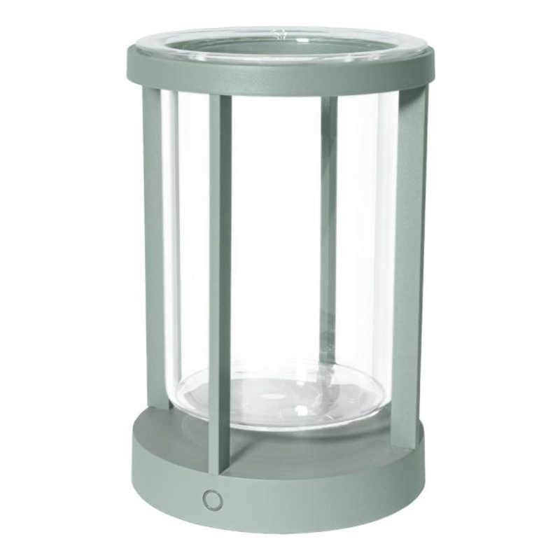 ビートソニック　ポータブルランプ「yoi」 PILLAR グリーングレイ ［LED /防雨型 /電球色］　YPL02GG