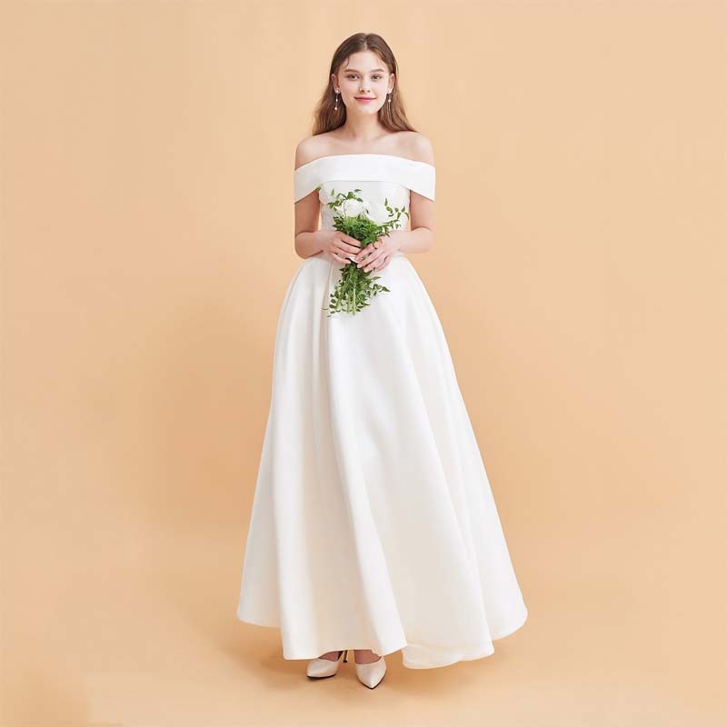 超人気 花嫁 ウエディングドレス 二次会ドレス 結婚式 格安 ウエディングドレス 披露宴 二次会 結婚式 イベント 演奏会 発表会 フォーマルドレス 白 オシャレ 高級感 海外挙式 ウエディングドレス