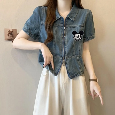 夏服ミッキーtシャツ レディース 半袖 ディズニー T-Shirt/韓国Tシャツ トップス ディズニー Tシャツ 韓国ファッション8 4,928円