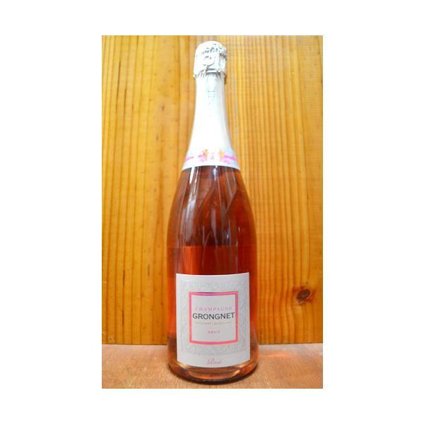 グロンニェ シャンパーニュ ブリュット ロゼ 泡 シャンパン ワイン 辛口 750mlChampagne Grongnet Brut Rose R.M AOC Chamragne Rose【eu_ff