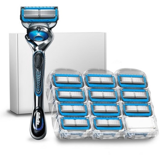 [Gillette]Club Fushion Prosheild Chill Razor (+Refill RazorBlade 11ct)