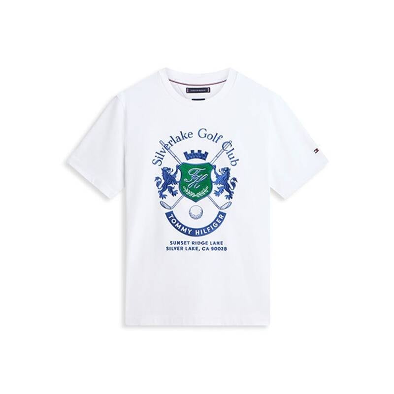 Tommy Hilfiger TOMMY HILFIGER 컨트리 클럽 인터록 티셔츠 (T12G1TPO680MT1YBR) T12G1TPO680MT1YBR 186943 1788112 T1