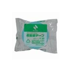 （まとめ）ニチバン カラー布テープ 102N-50 50mm*25m ライト青(×10セット)