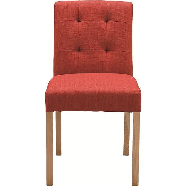 ダイニングチェア 木製（天然木） CL-812CRD レッド（赤）椅子