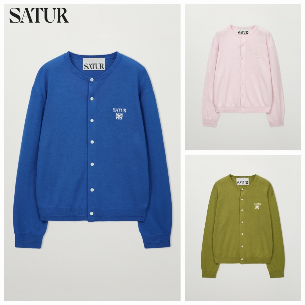 Loren Basic Crewneck Fine Cardigan /[正規品]