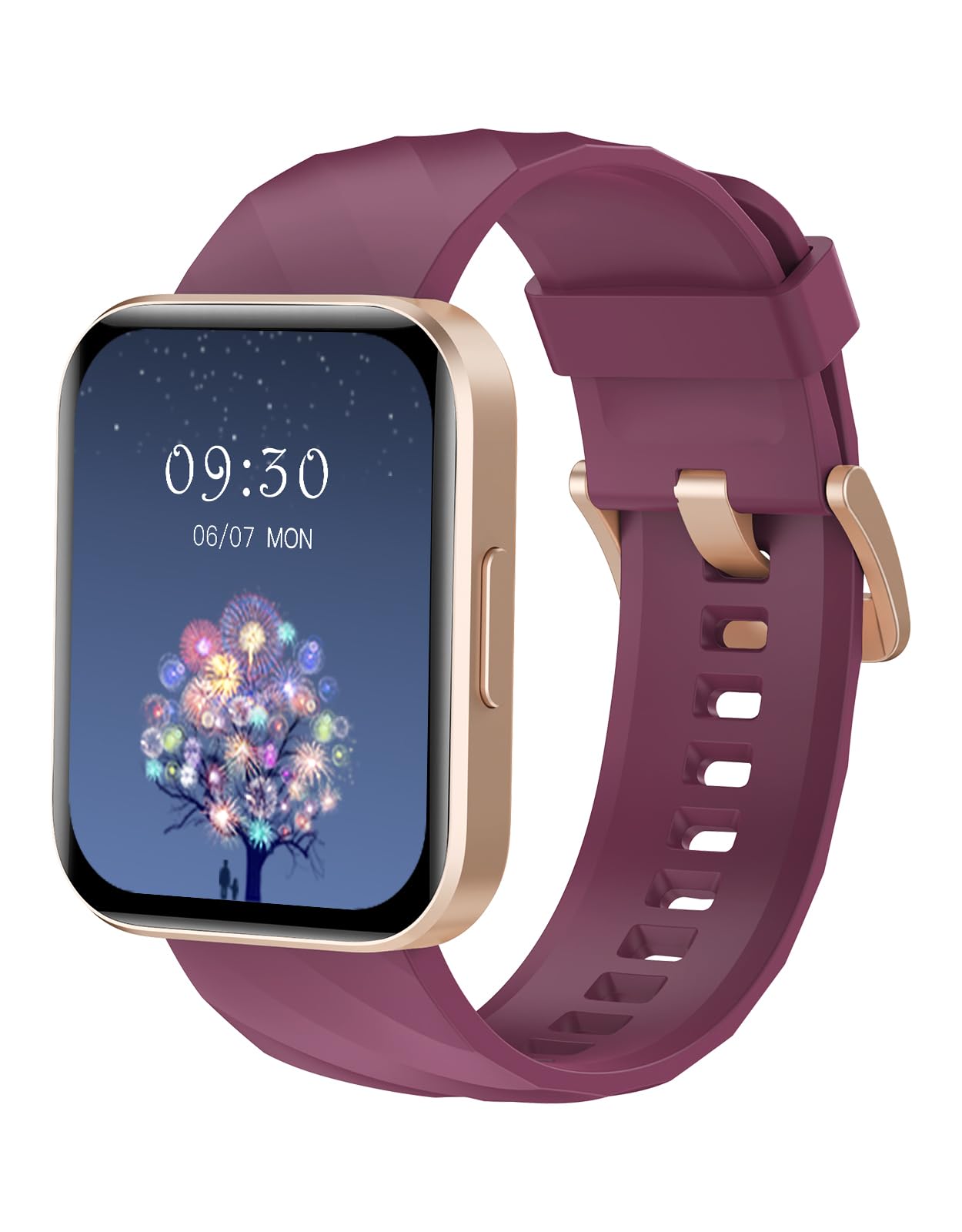 RUIMEN スマートウォッチ i Phone アンドロイド対応 通話機能付き Smart Watch 1.85インチ大画面 レディース メンズ 腕時計 100 種類運動モード ゲーム 生理周期管理