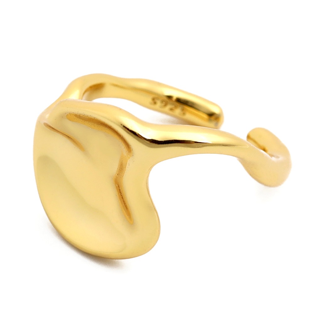 925 リング 槌目 ニュアンス [cr427]