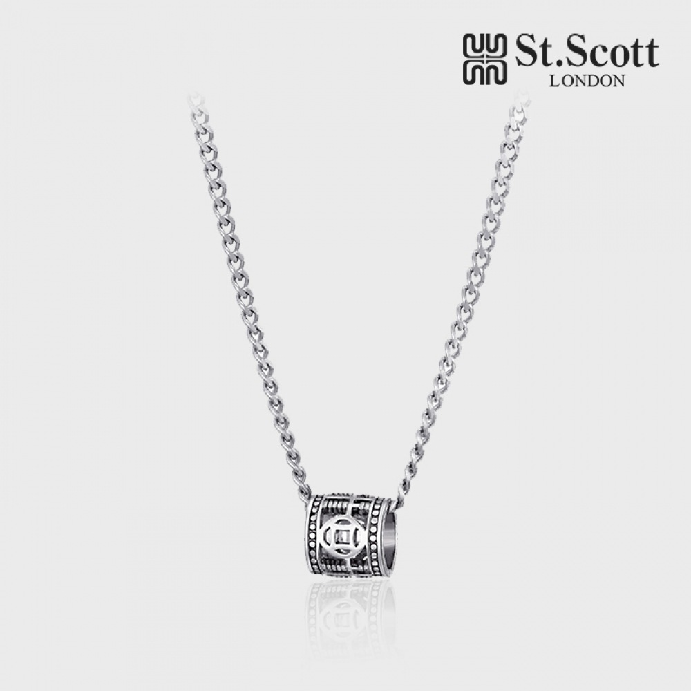 ST.SCOTT LONDON STJ-SN2012シリンダーシグナルネックレス 5,267円
