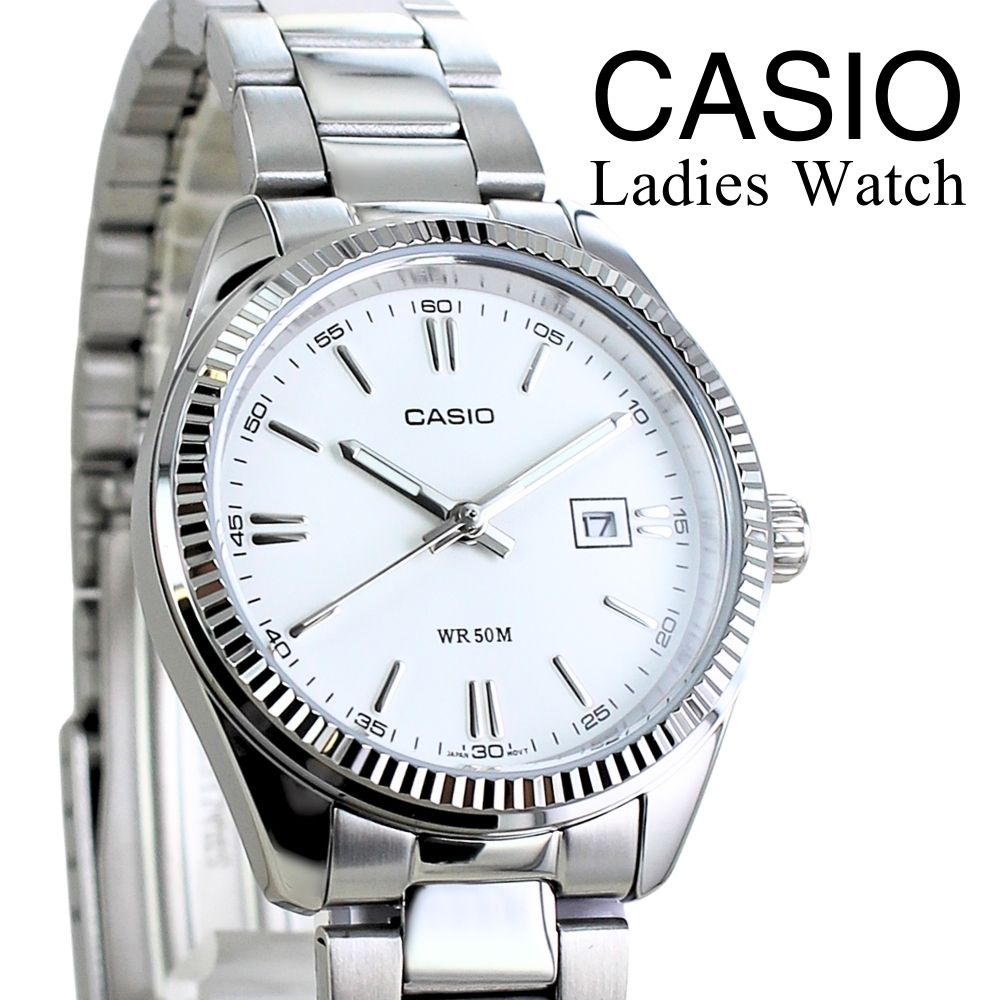 日本未発売 カシオ アナログ 腕時計 手表 レディース シンプル シルバー ブレスレット 時計 ビジネス 受験 試験 仕事用 誕生日プレゼント 大学生 彼女 妻 女友達 姪っ子 成人式 結婚式 記念日