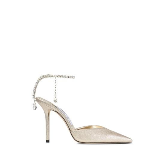 JIMMY CHOO Women Shoes SAEDA 100 DQM PLACR GOLD