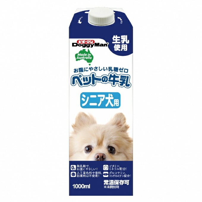 （まとめ買い）犬用ミルク ペットの牛乳 シニア犬用 1L [x6]