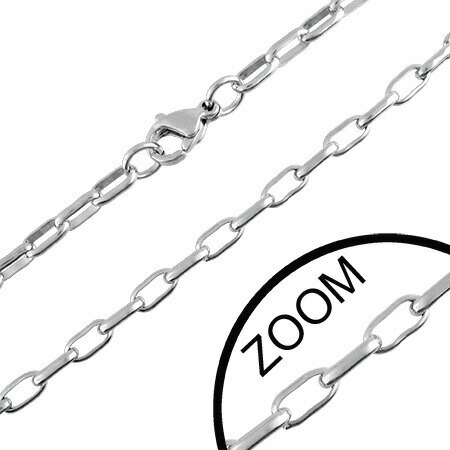 3.0mmくさり型チェーン サージカルステンレス316L ネックレス 鎖 単品 トップ別売り アクセサリー 首飾り 長い 短い ロング ショート プレゼント 男性 女性 stc00cne058xx