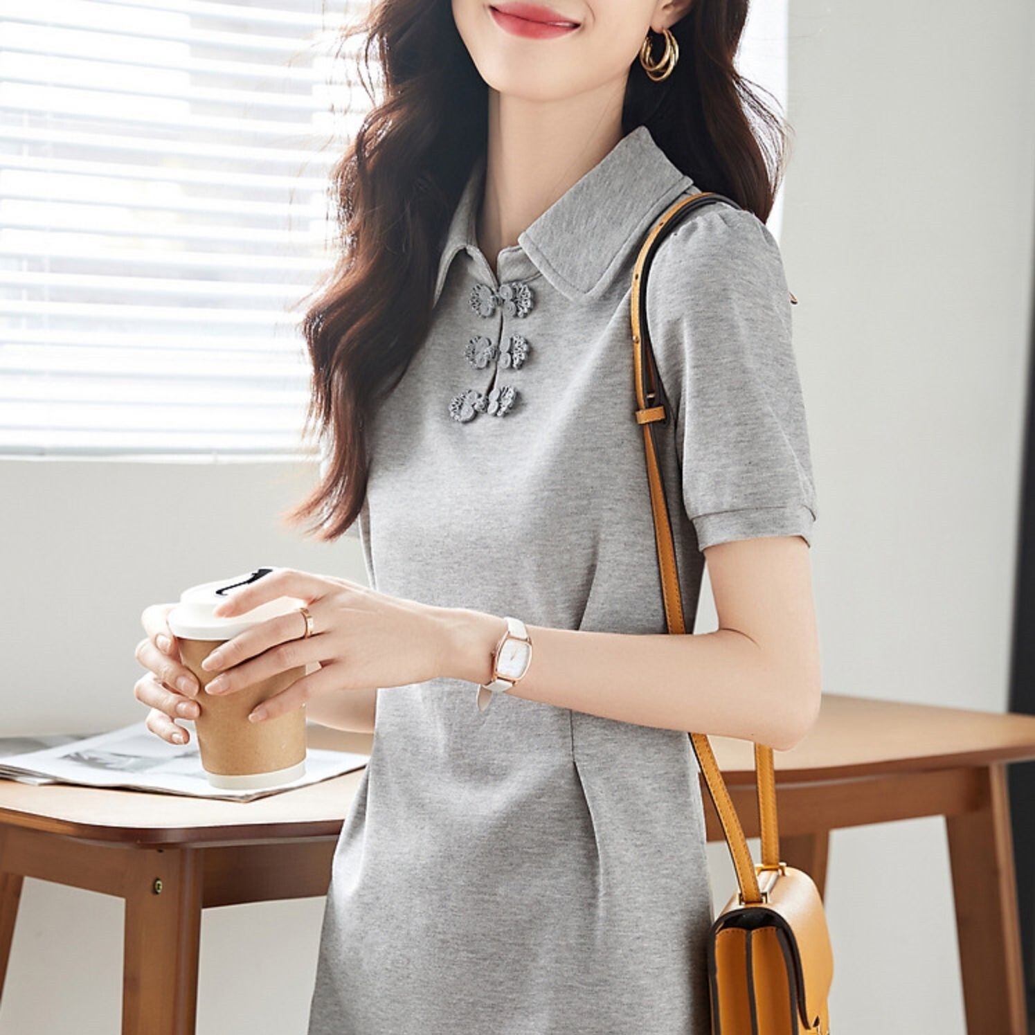 スカート ワンピース フレアスカート スウェットワンピース フレアワンピース ミモレ丈 ミディアム丈 膝丈 袖あり 半袖 ポロカラー タートルネック フレア Aライン かわいい きれいめ シンプル