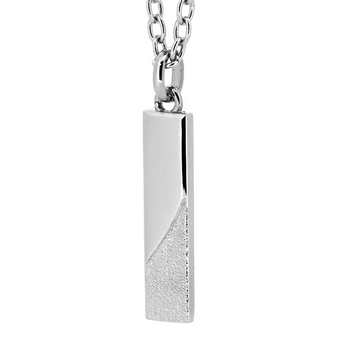 LH-1 トライネックレス サンドプレート サージカルステンレス (シルバー) 03NE0195SV ステンレスネックレス メンズ 人気ブランド 誕生日