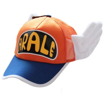 アラレちゃん　帽子　ペア Amazon.co.jp: 帽子 アラレ アラレちゃん 赤黒 レッド 子供用