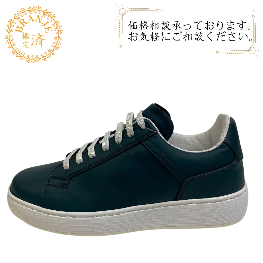 レザー スニーカー グリーン ブランド