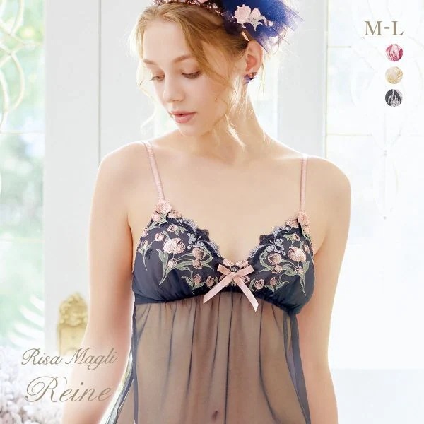 リサマリ レーヌ ラリッサ スリップ ロングキャミソール ランジェリー Risa Magli Rei