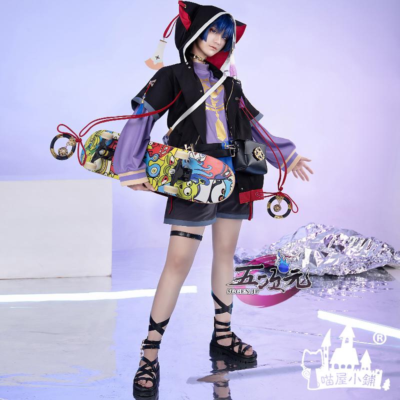 即納あり 【大人気N0.1】　原神　コスプレ　散兵　スカラマシュ　派生服　同人服　衣装　ins大人気 ウィッグ　髙!品!質