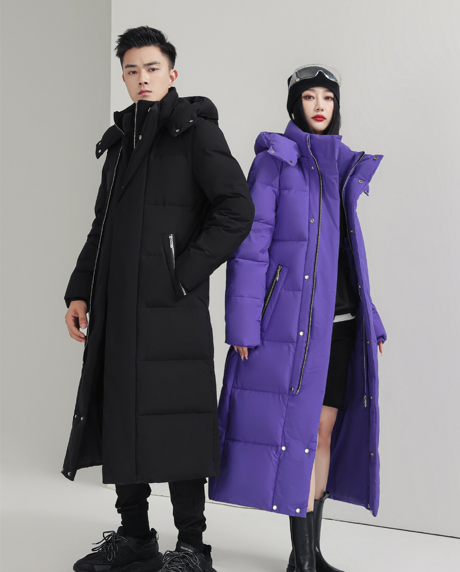 高品質 レディース メンズ ダウンジャケットレディース 中綿コート 暖かい 体型カバー フード付き 20代30代40代ロング丈コート キレイめ S M L XL 2XL 4XL 5XL 3色選