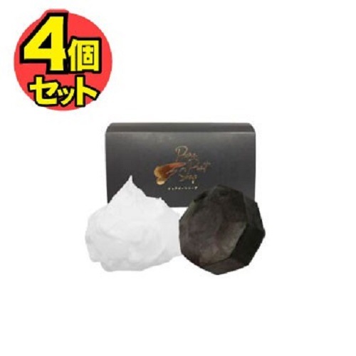 4個セット Pure Peat Soap ピュア ピート ソープ 100g 高品質のピート 10％以上高配合 皮膚疾患を持つ方々にも 安心 新しい石鹸