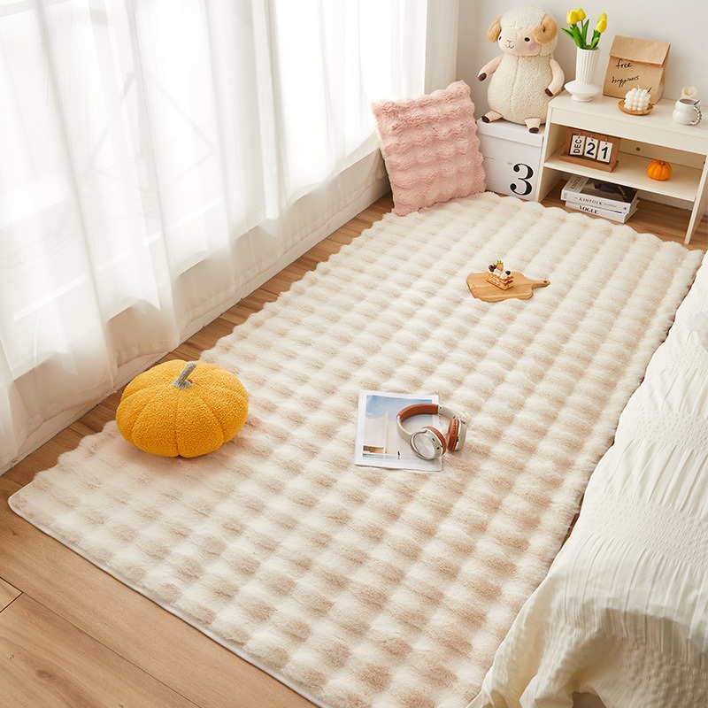 ラグ カーペット 70cm×210cm 70cm×180cm 暖かい モコモコ 北欧風 韓国風 オレンジ グレー ピンク ホワイト ピンク カーキ 温活 冬 あたたかい