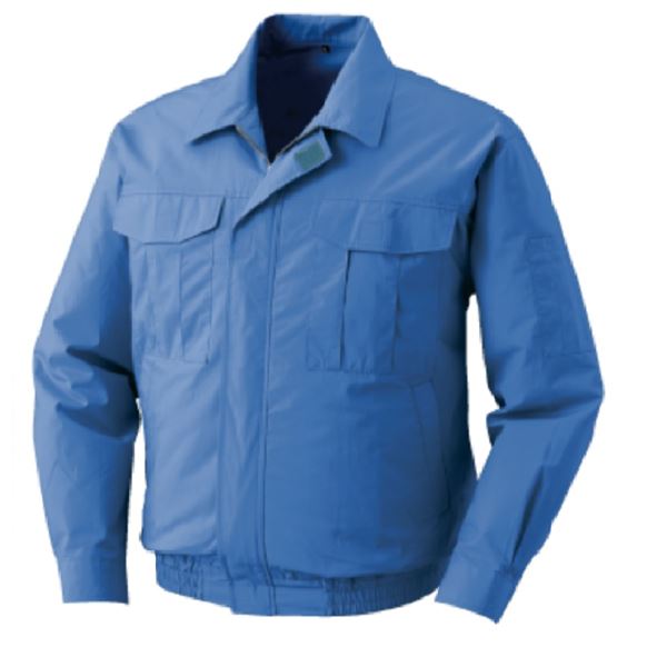 KU90550 空調服 綿薄手 服のみ ライトブルー 4L