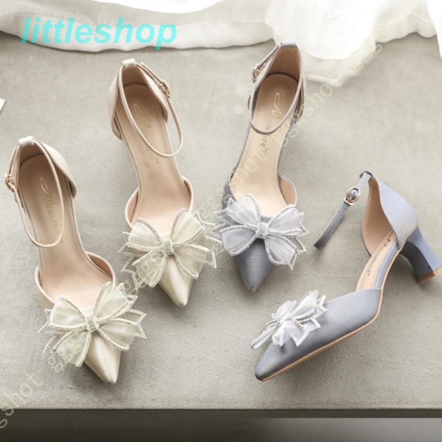 【急速出荷!】スタイルアップ！ヒールパンプス ウェディング パーティー パンプス レディース 7.5cm ハイヒール ピンヒール キャバパンプス 滑り止め ビジュー グリッター 花嫁 orange