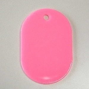 （まとめ買い）番号札 無地[x小100枚] 桃 CR-BG30-PI 00006885 [x3]