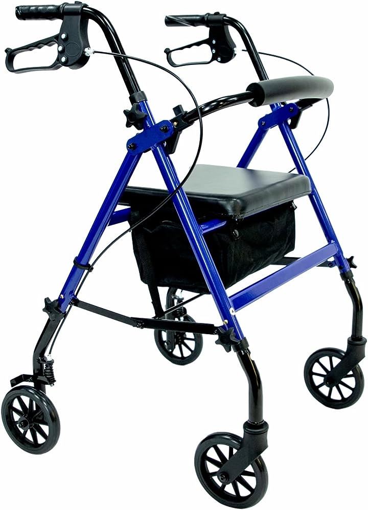 シルバーカー ショッピングカー 折り畳み式 簡易 アルミ合金製 買い物ケース付き 高さが調節可能 4輪(red/blue) 12,600円