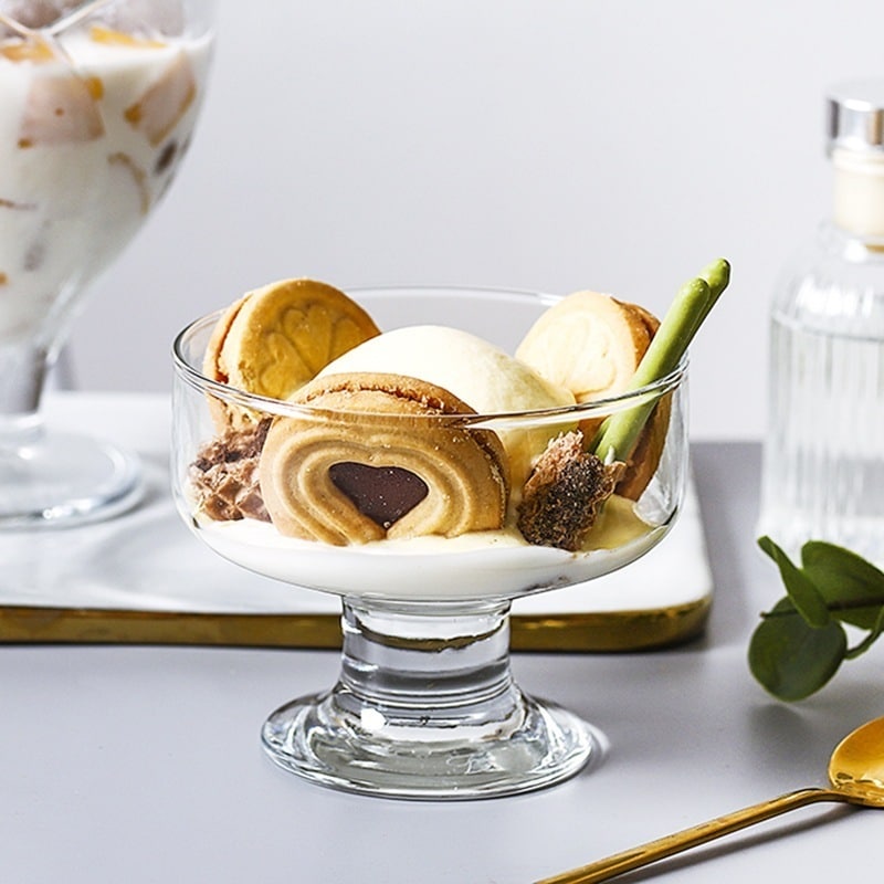 グラス デザートカップ アイスクリーム アイスクリームカップ アイスクリームカップ ドリンクカップ サラダデザートカップ 母の日