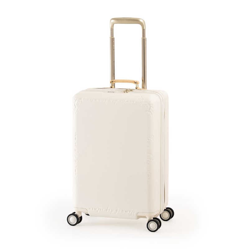 A.L.I　スーツケースハードVIOLA(ヴィオラ)旅行日数目安：3～4泊 36L(＋8)L 超軽量 機内持込サイズ 拡張可能 VIOLA クリームホワイト　VO11118W