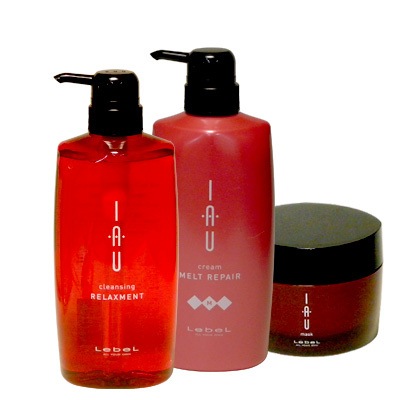 Lebel ルベル IAU イオ クレンジング リラックスメント(シャンプー)600ml＆イオ クリーム メルトリペア トリートメント600ml＆イオマスク170g(送料無料 一部地域除く)