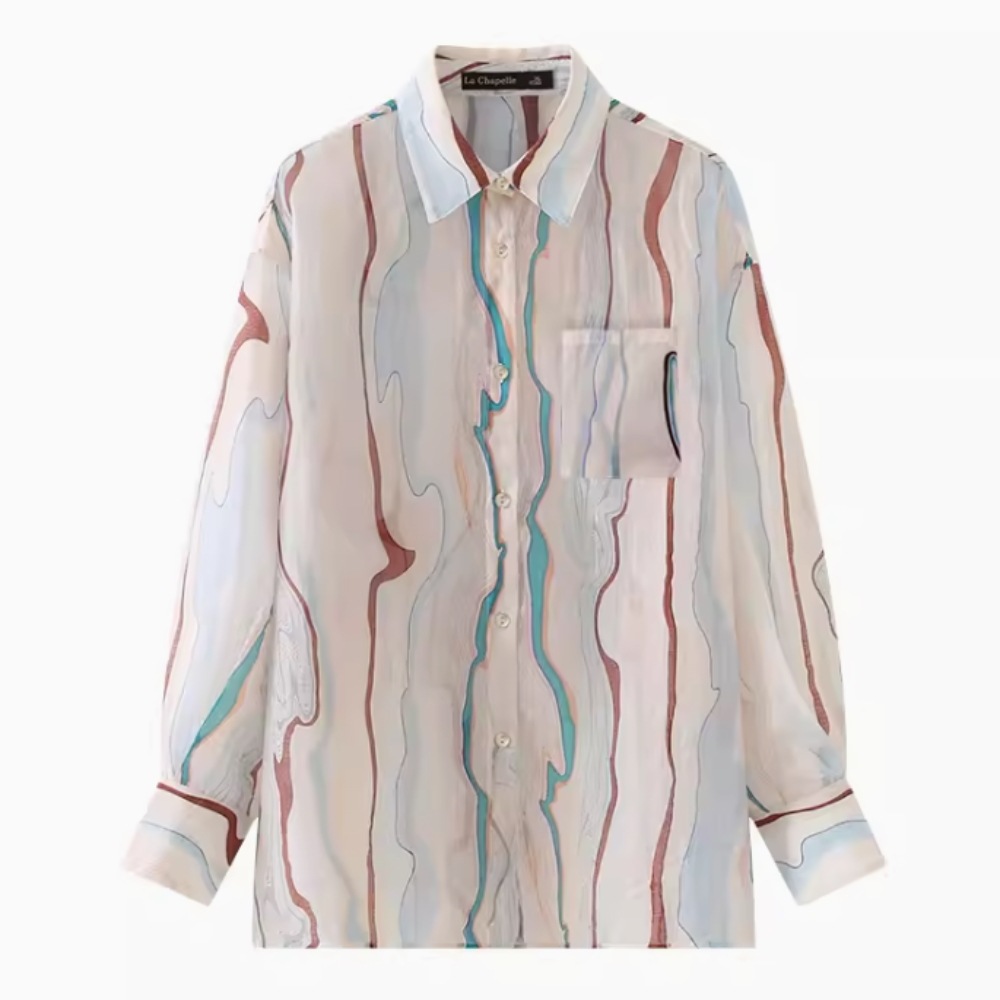 シャツ ブラウス レディース 半袖 夏 とろみシャツ シフォンブラウス 可愛い ブラウス ゆったり 体型カバー 春ブラウス 着痩せ 通勤 OL S M L 5,825円