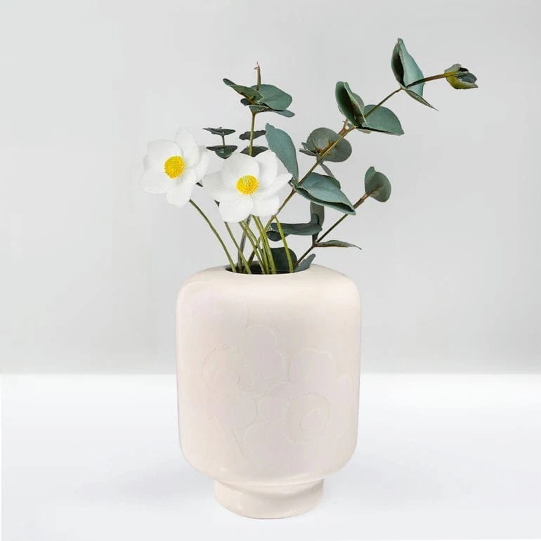 ベース 花瓶 Unikko ウニッコ ホワイト 73034 073034 100 北欧デザイン オブジェ インテリア