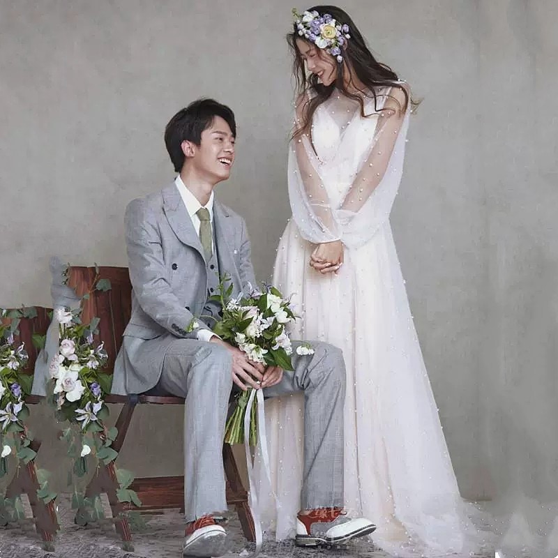 ウェディングドレス 白 花嫁 結婚式 ドレス パーティードレス 結婚式ワンピースパーティードレス ロングドレス 演奏会 イブニングドレス白 旅行撮影