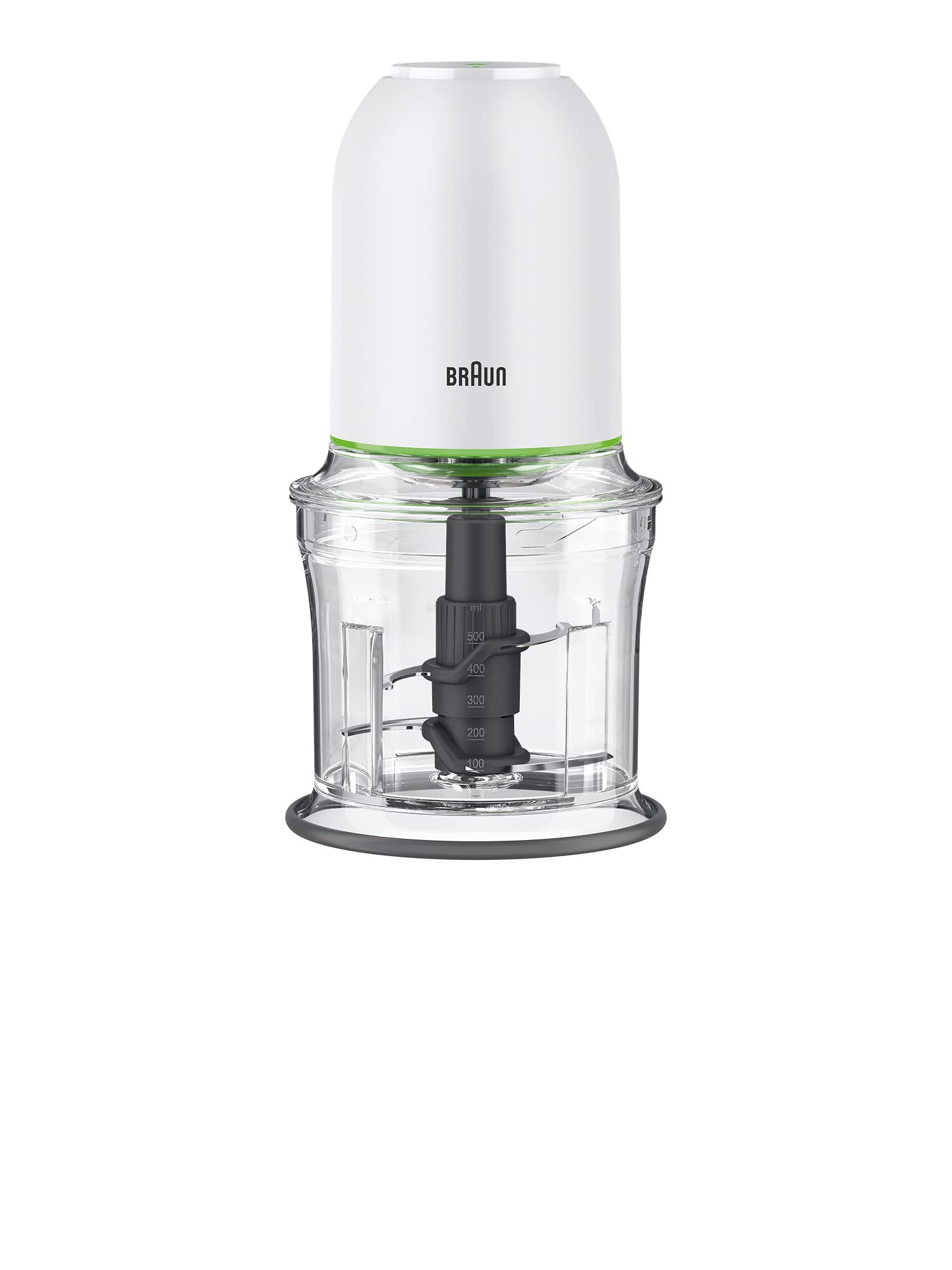 ブラウン フードプロセッサー マルチプラクティック3 CH3011WH コンパクト 簡単操作 パワフル 4枚刃 挽き肉 みじん切り 氷 クラッシュアイス 時短 安心設計 片手 ワンタッチ ワンプッシュ 4,781円