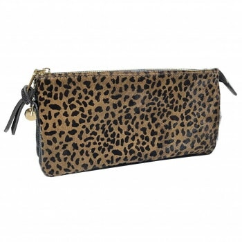 DAICO Pisoraro（ピソラロ） ハラコ ウォレットバッグ LEOPARD-BR PR239