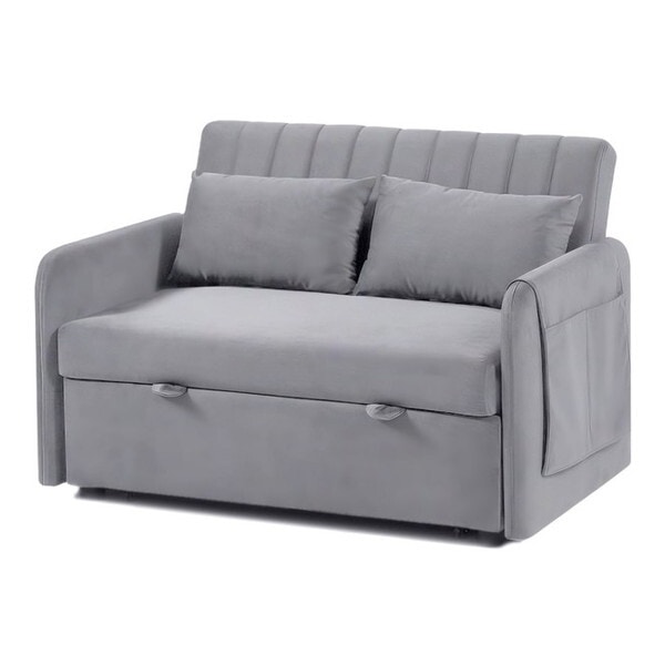 アーバン通商 USB付3WAYソファベッド YJ-1082-グレー メーカー直送