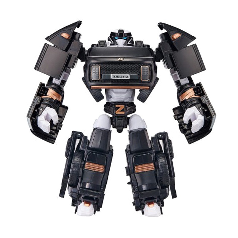 トボット Z ブラック スペシャルパック (Large/スタリア) ロボットおもちゃ 3つの変形モード 大サイズ 正規ライセンス 4歳以上 韓国アニメ