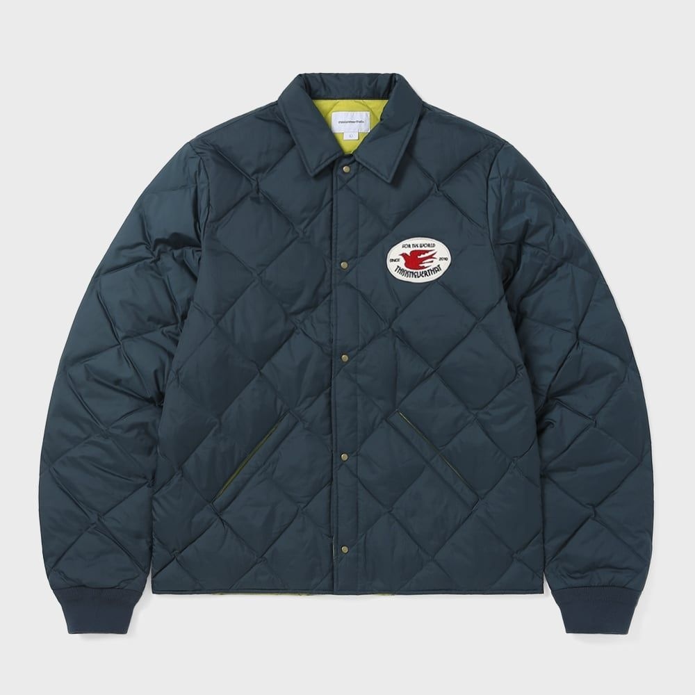 ディス・イズ・ネヴァー・ザット・キルト・ダウンジャケット・ピーコック