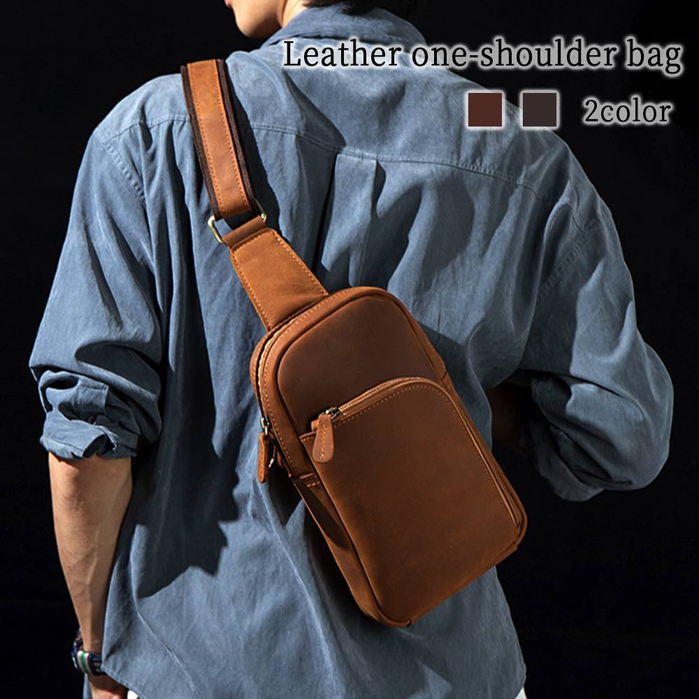 35 割引最安挑戦 ボディバッグメンズ斜めがけブランド夏レザー本革小さめスポーツ旅libm 98 メンズバッグ メンズバッグ シューズ 小物 Urbanfarminginstitute Org