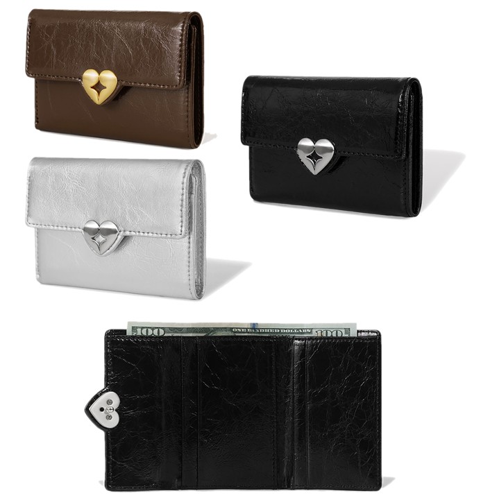 HEARTY FLAP WALLET