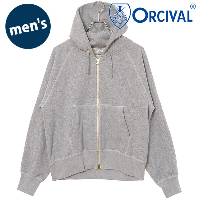 ジップフーディー [OR-C0427 SS25] ZIP HOODIE メンズ トップス スウェット ジップアップパーカー HEATHER-GREY 正規取扱店