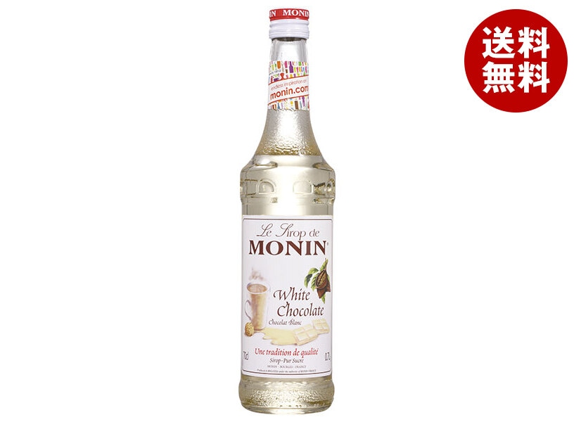 日仏貿易 モナン ホワイトチョコレート・シロップ 700ml瓶×6本入
