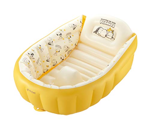 リッチェル Richell スヌーピー ふかふかベビーバス W 新生児3カ月頃まで