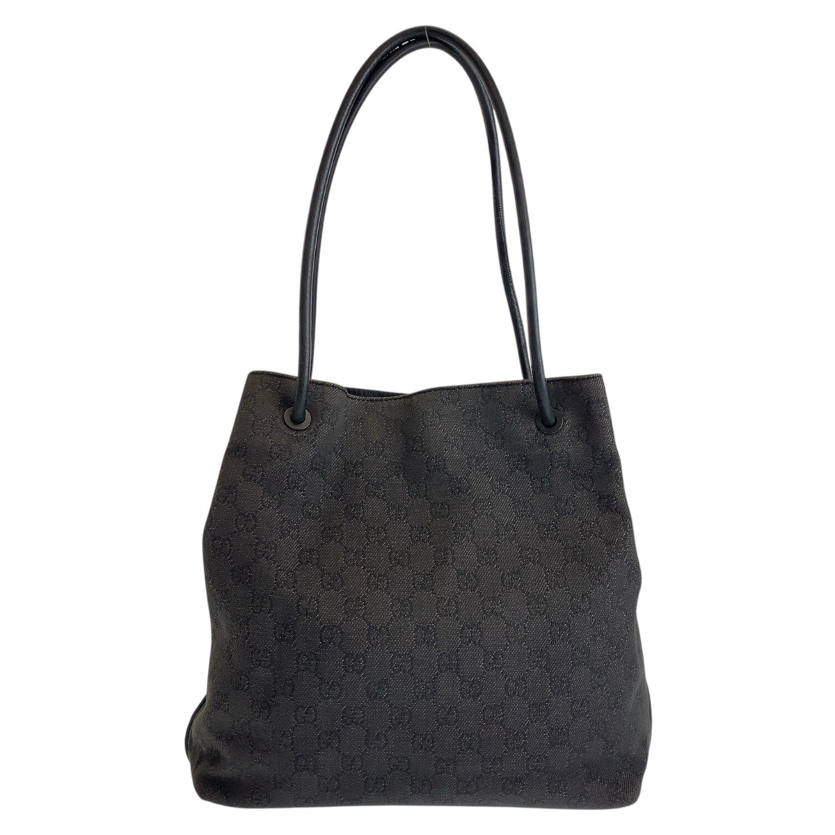 美品 ブラック 黒 GGキャンバス/レザー 101341 ショルダーバッグ レディース 503538