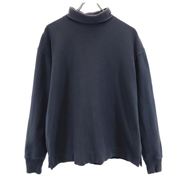長袖 タートルネック Tシャツ XS グレー系 ロンT メンズ